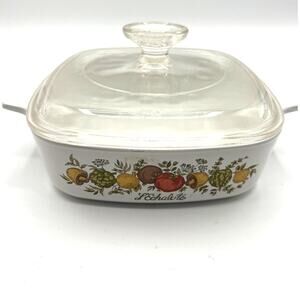 Vintage L'Echalote Corning Ware Pyrex A7C Made In The USA 1 Quart‎